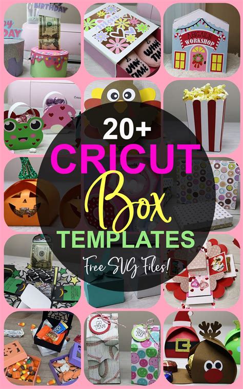 Cricut photo box template