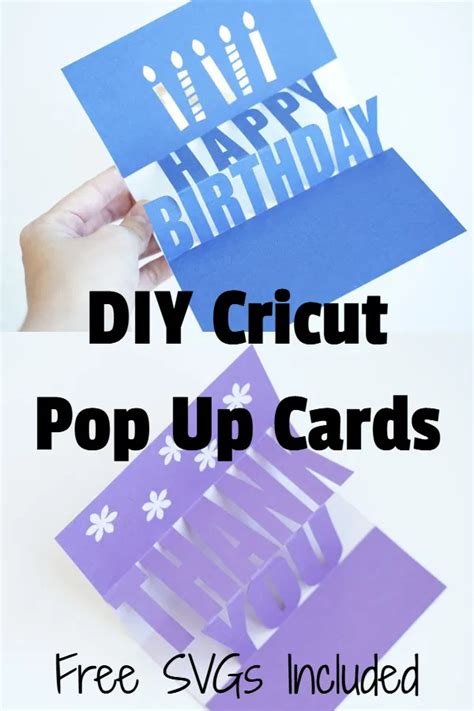 Cricut pop-up card template gallery 1