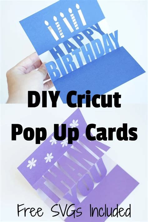 Cricut pop-up card template gallery 9