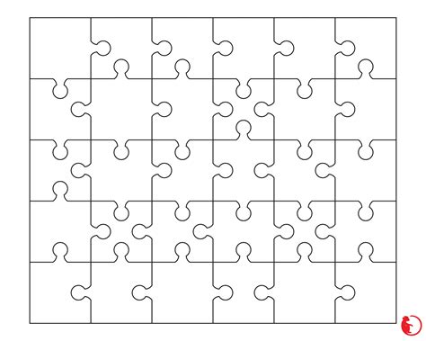 Cricut Puzzle Template for Themed Puzzles