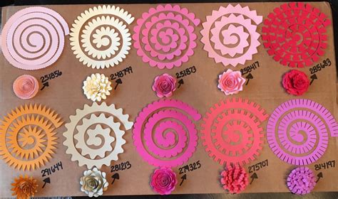 Cricut Rolled Flowers Tutorial