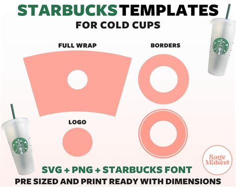 Cricut Starbucks Cup Templates Gallery 4