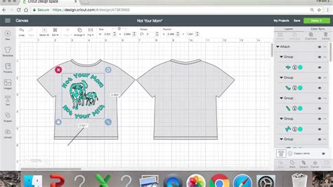 Cricut T-Shirt Template Design 1