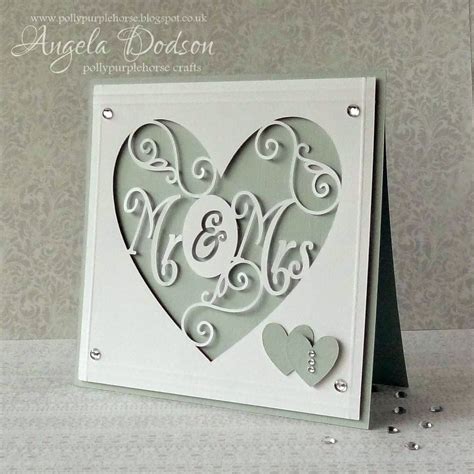 Cricut Wedding Card Template