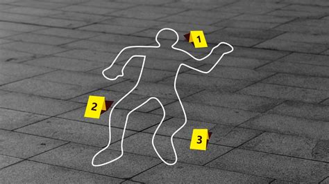 Crime Scene Body Outline Template Image 2