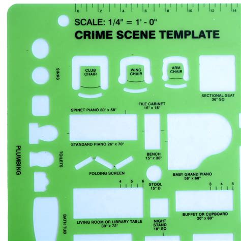 A sample crime scene forensic template