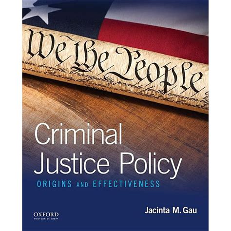 Criminal Justice Policy Template