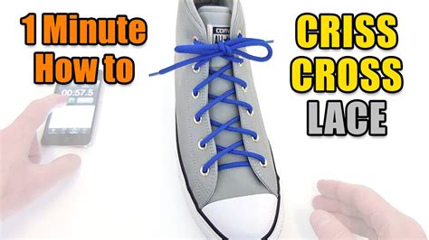 Crisscross Shoe Lacing