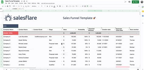 CRM Excel Template 9