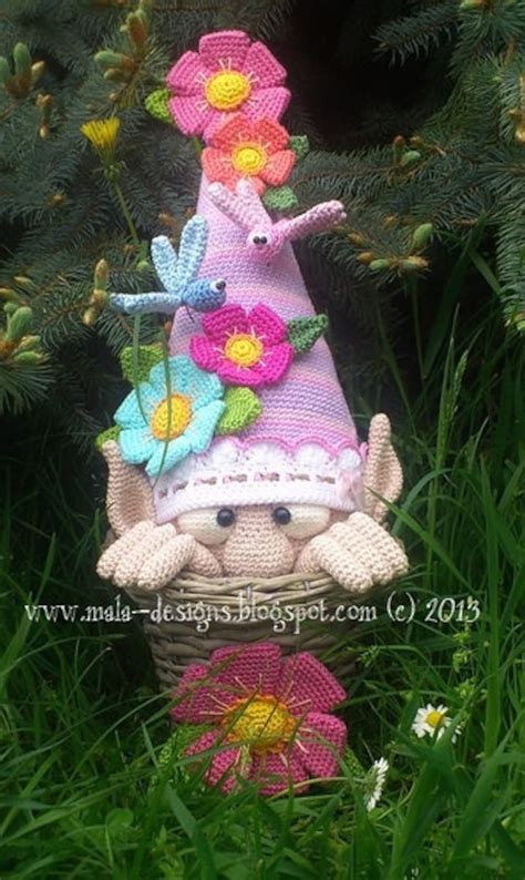 Crochet Gnomes for Garden