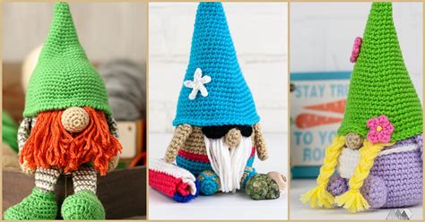 Crochet Gnomes Ideas for Garden