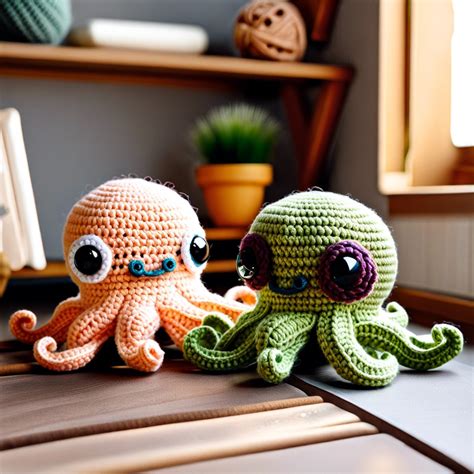 Crochet Octopus Textures