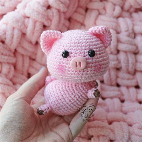 Crochet pig pattern