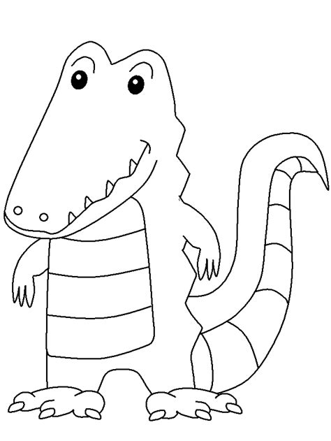 Crocodile Coloring Pages