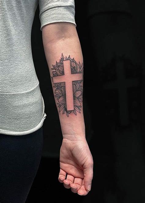 Cross Forearm Tattoos