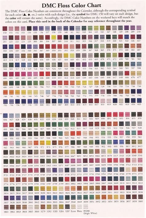 Cross-Stitch Color Chart