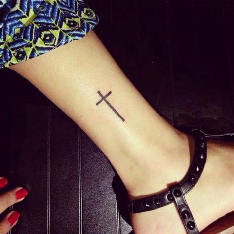 Cross tattoo placement and sizing