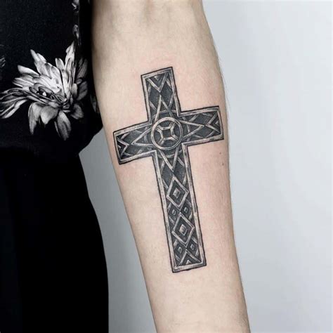 Cross tattoos for forearm