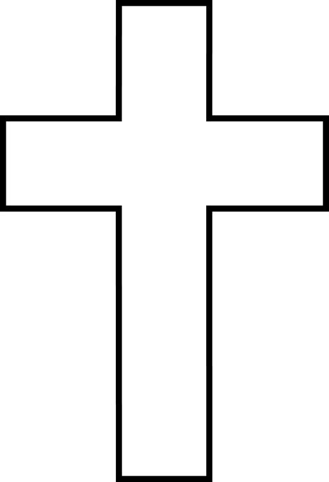 Cross template clip art