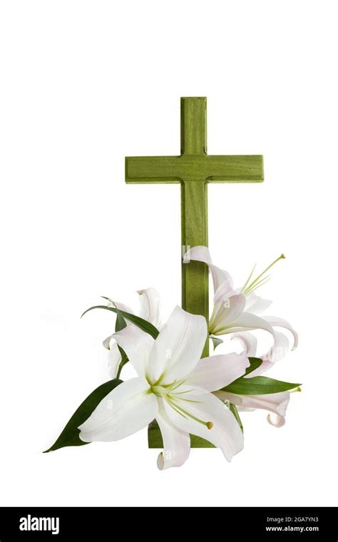 The cross with lily tattoo