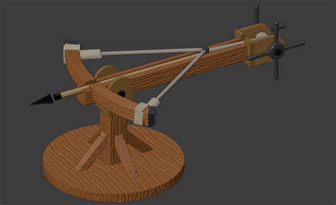 Designing a crossbow in CAD software