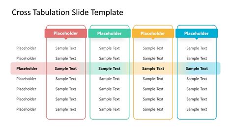 Cross-Tabulation Table Template