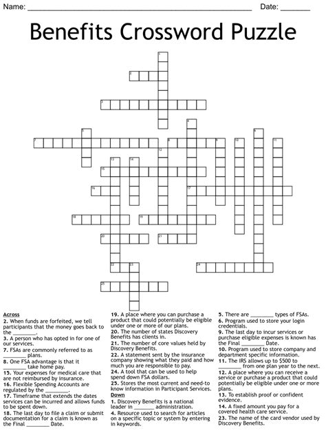 Benefits of Crossword Puzzles