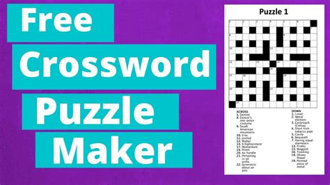 Crossword puzzle creation software and tools