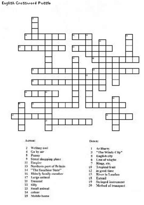 Creating Your Own Crossword Puzzle