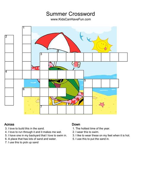 Easy Crossword Puzzles for Fun