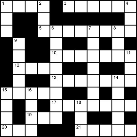 Crossword Puzzle Image 1