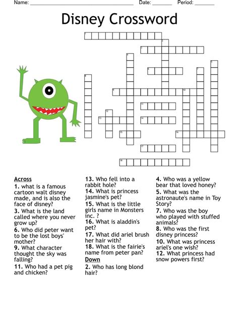 Crossword Puzzle Image 4