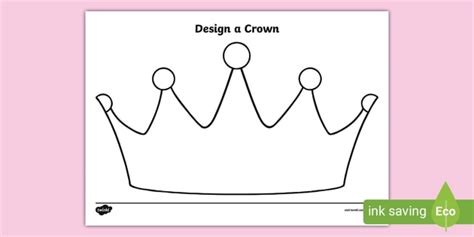 Crown patterns for educational activities