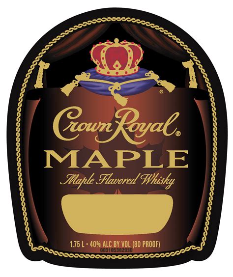 Crown Royal label template design