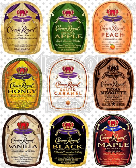 Crown Royal label template ideas