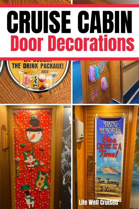 Cruise door decoration ideas for families