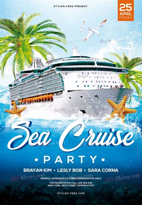 Cruise Flyer Template Design