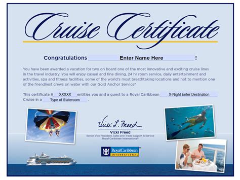 Cruise Incentives Template