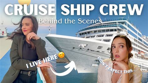 Cruise ship crew life on board