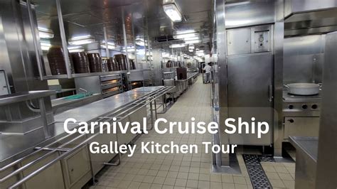 Cruise ship galley life on board