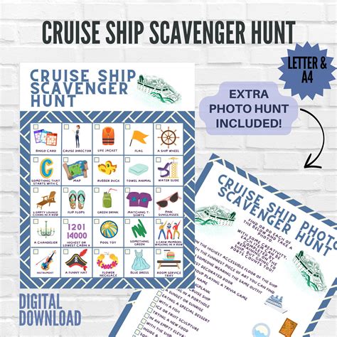 Cruise Ship Scavenger Hunt Game