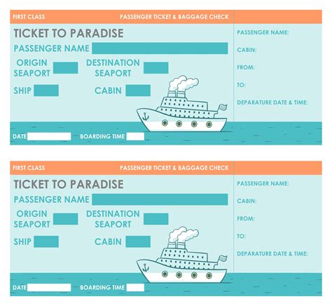 Cruise Ticket Template FAQ