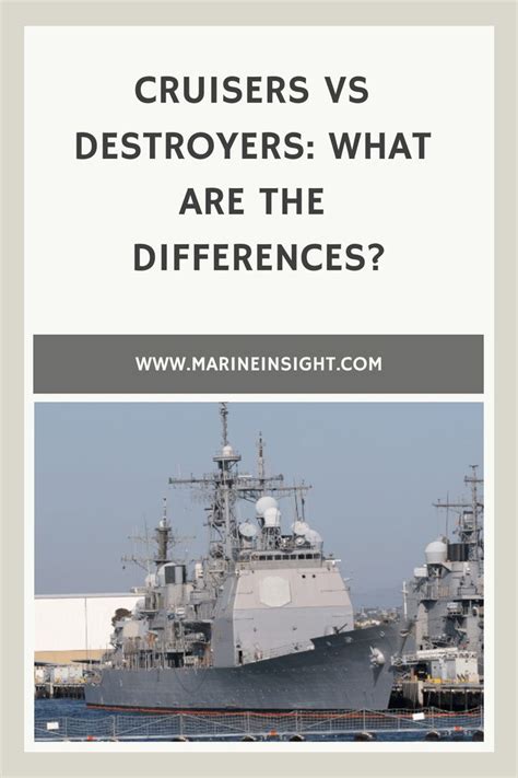 Cruiser vs Destroyer Operational Roles