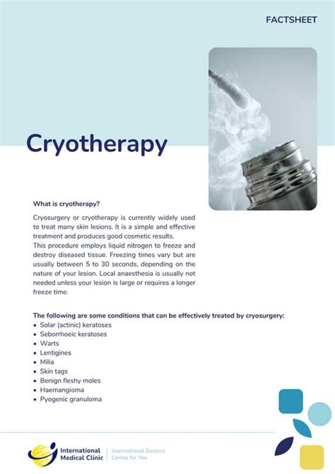 Cryotherapy for wart removal