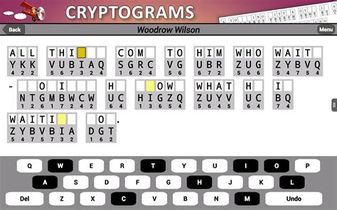 Websites offering free printable cryptogram puzzles