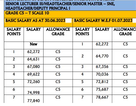 CSO Salary Requirements