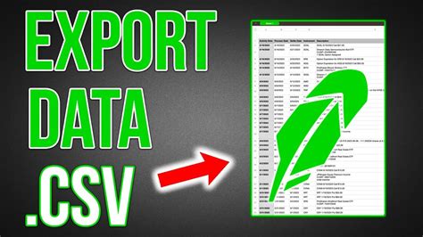 CSV export for email list creation