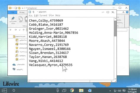 CSV File Format