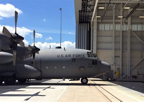 Connecticut Air National Guard C-130H Hercules taking off from Bradley Air National Guard Base