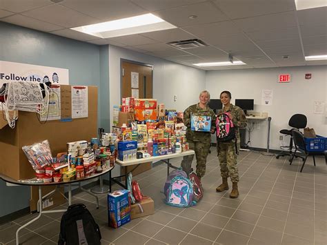 Connecticut Air National Guard airmen participating in a community outreach event